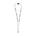 Gerecyclede Lanyard 2 cm wit